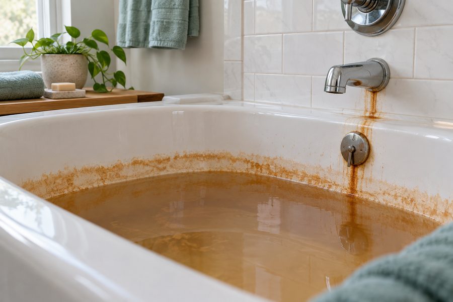 Discolored, Rusty Water or Stained Tubs